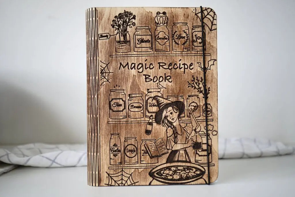 wooden recipe bookpersonalized recipes