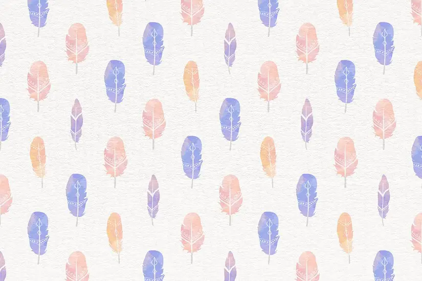 free illustration psd pattern watercolor feather