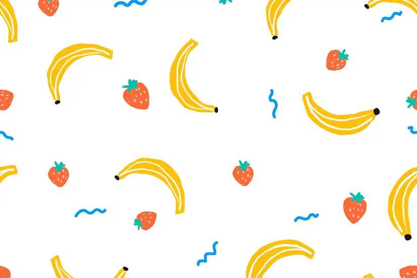 fruits background vector cute desktop wallpaper