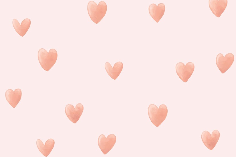 heart background desktop wallpaper cute vector