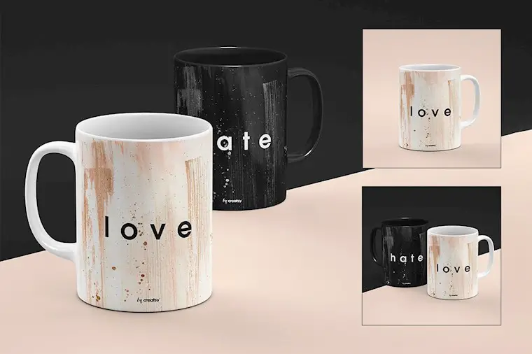 mug mockup set