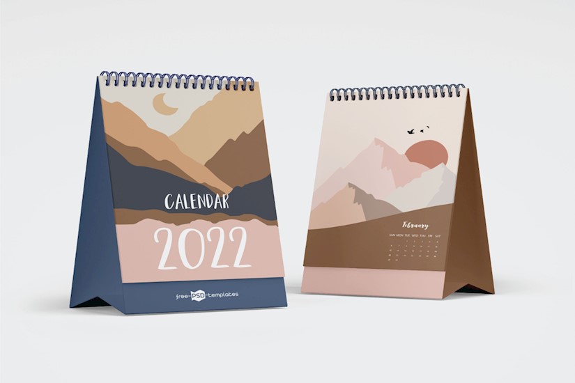 natural calendar 2022 template