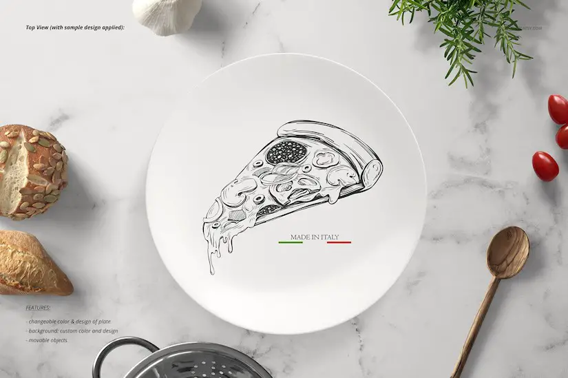 plate mockup premium