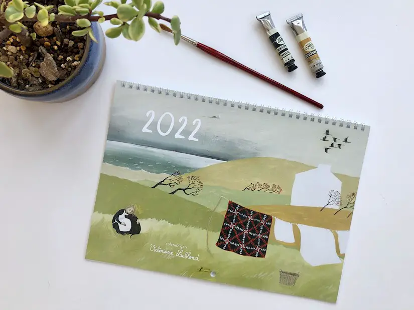 welsh calendar 2022 illustrated by