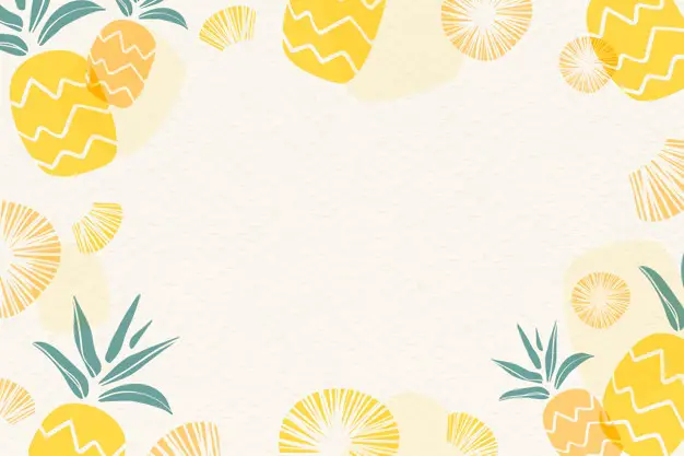 yellow pineapple background