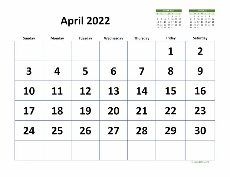april 2022 calendar 03
