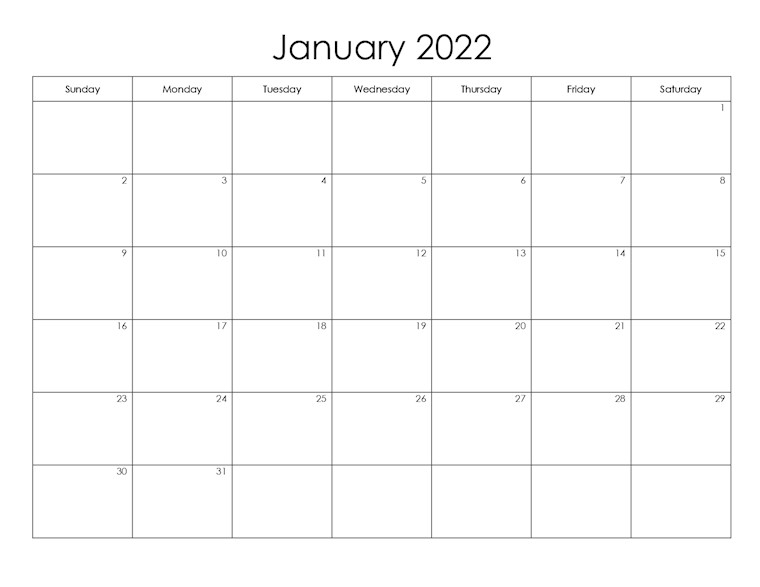 calendar january 2022 blank 01