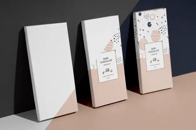 chocolate packaging mockup