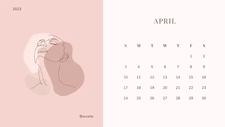 neutral beauty april 2022 calendar