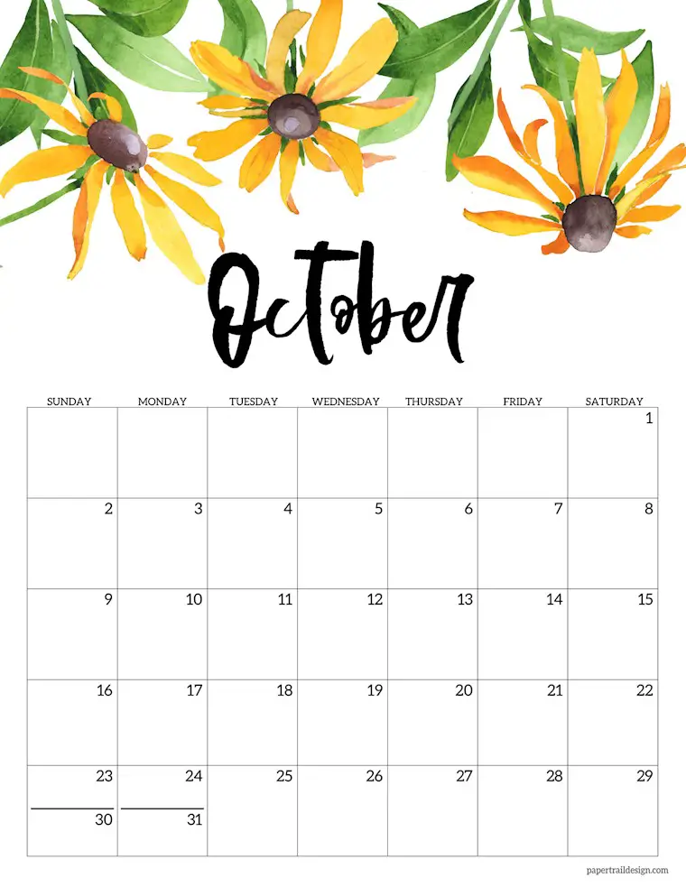 october floral calendar 2022 old 2