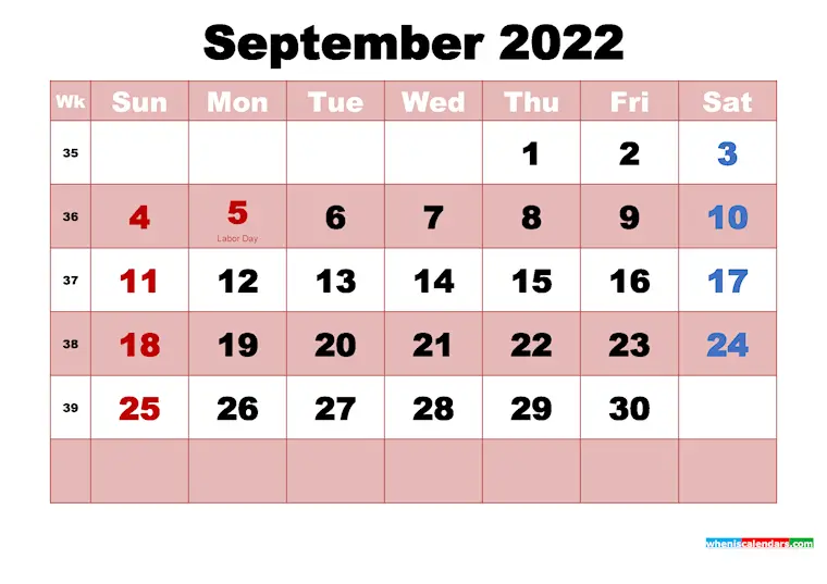 september 2022 monthly calendar printable holidays arialblk 16