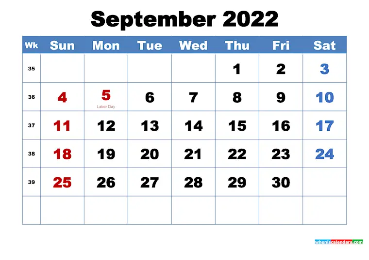 september 2022 monthly calendar printable holidays arialblk 2