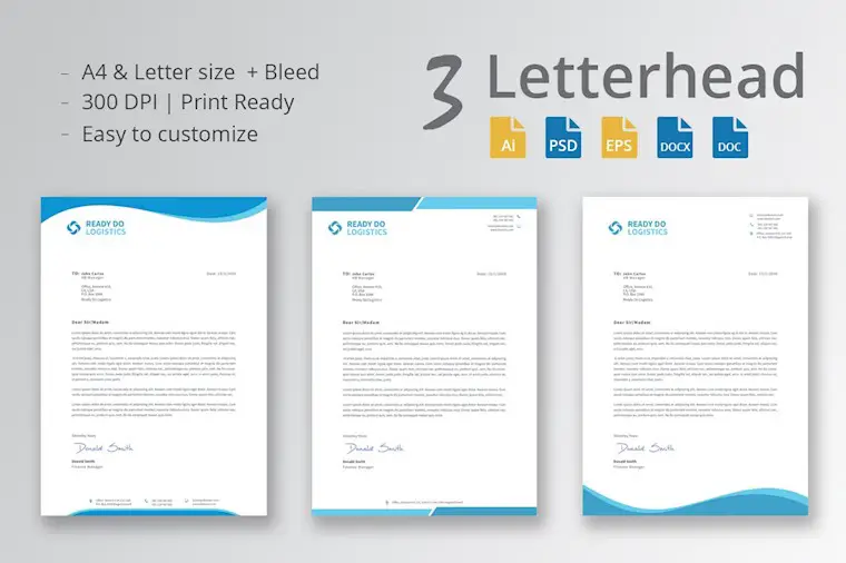 3 letterhead