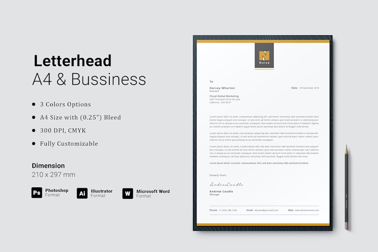 business letterhead