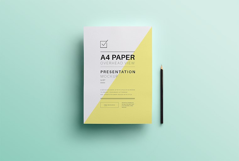 free letterhead mockup free