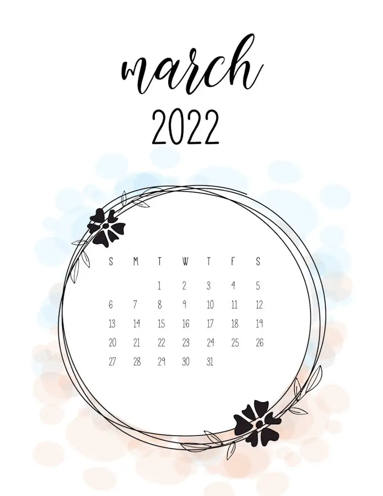 free love calendar 2022 printables