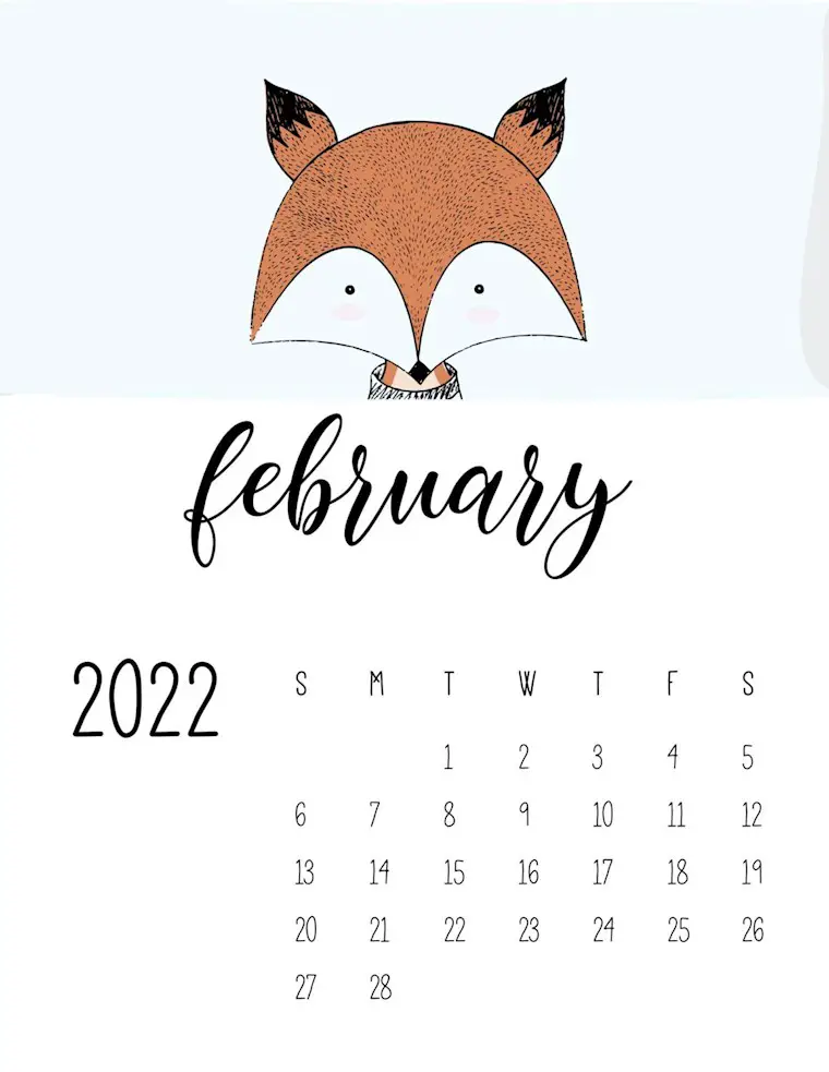 get these cute animal calendars 2022 to plan your year ahead