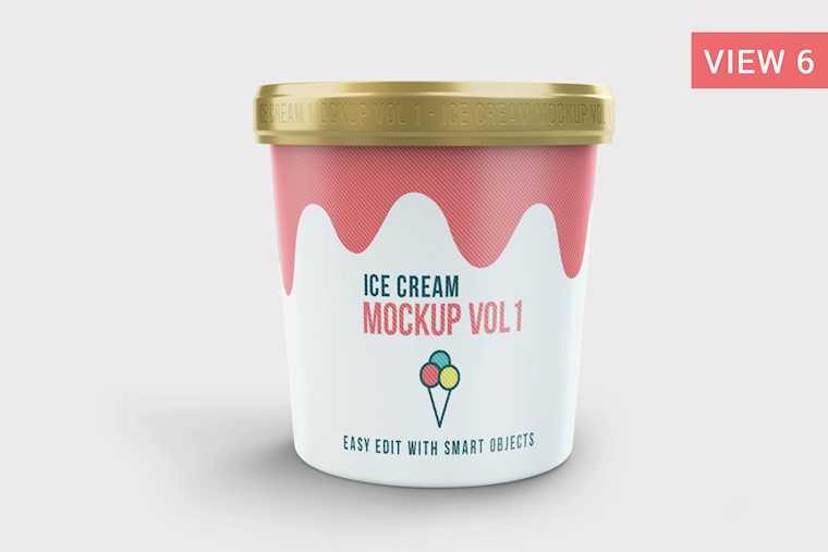 ice cream package mockup 2