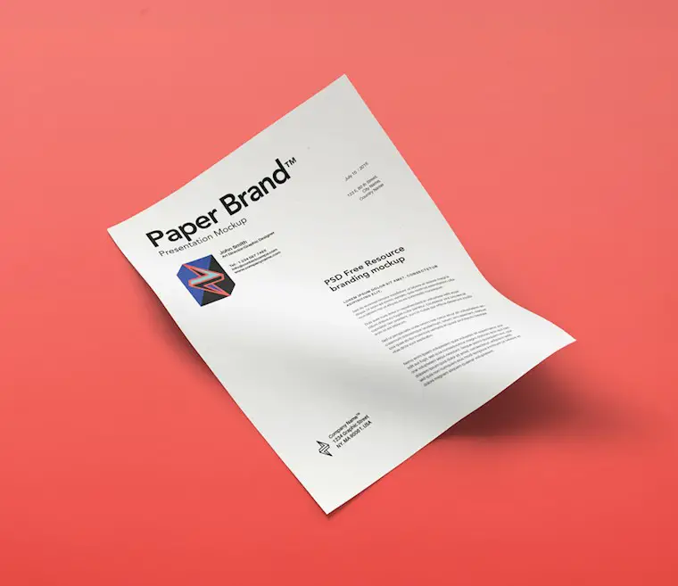 psd paper mock up vol11