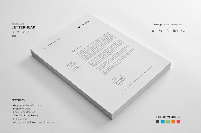 template letterhead