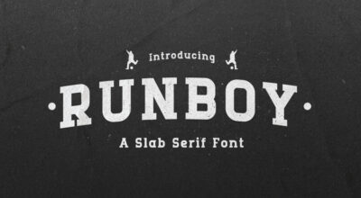 1 runboy font