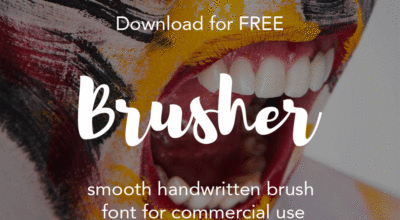 brusher font free download now