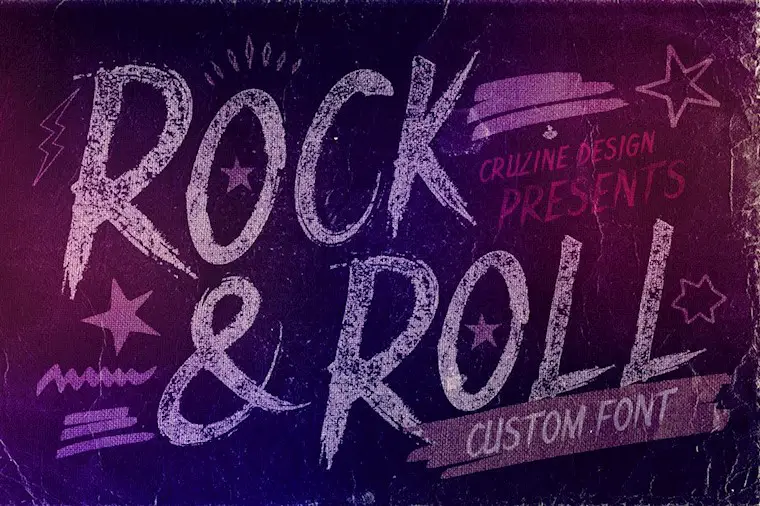 rocknroll font