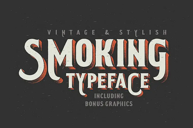smoking typeface