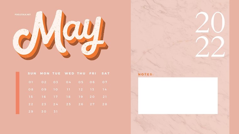 70s retro the best may 2022 calendar backgrounds 1068x601 1
