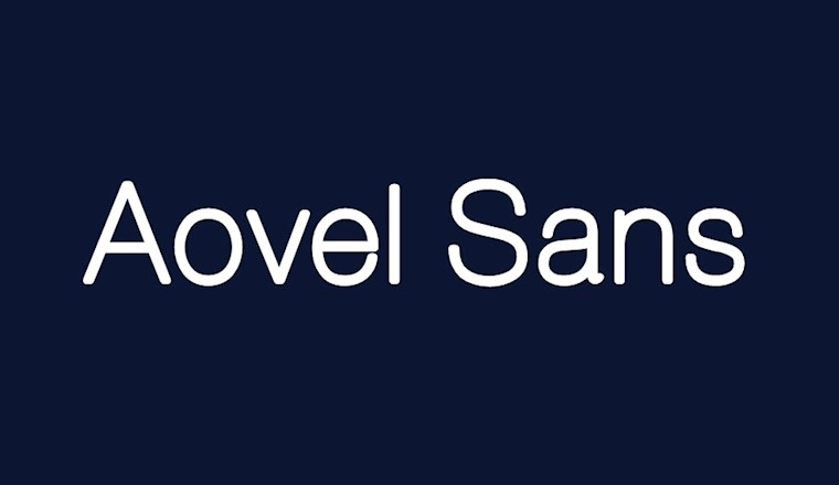 aovel sans rounded