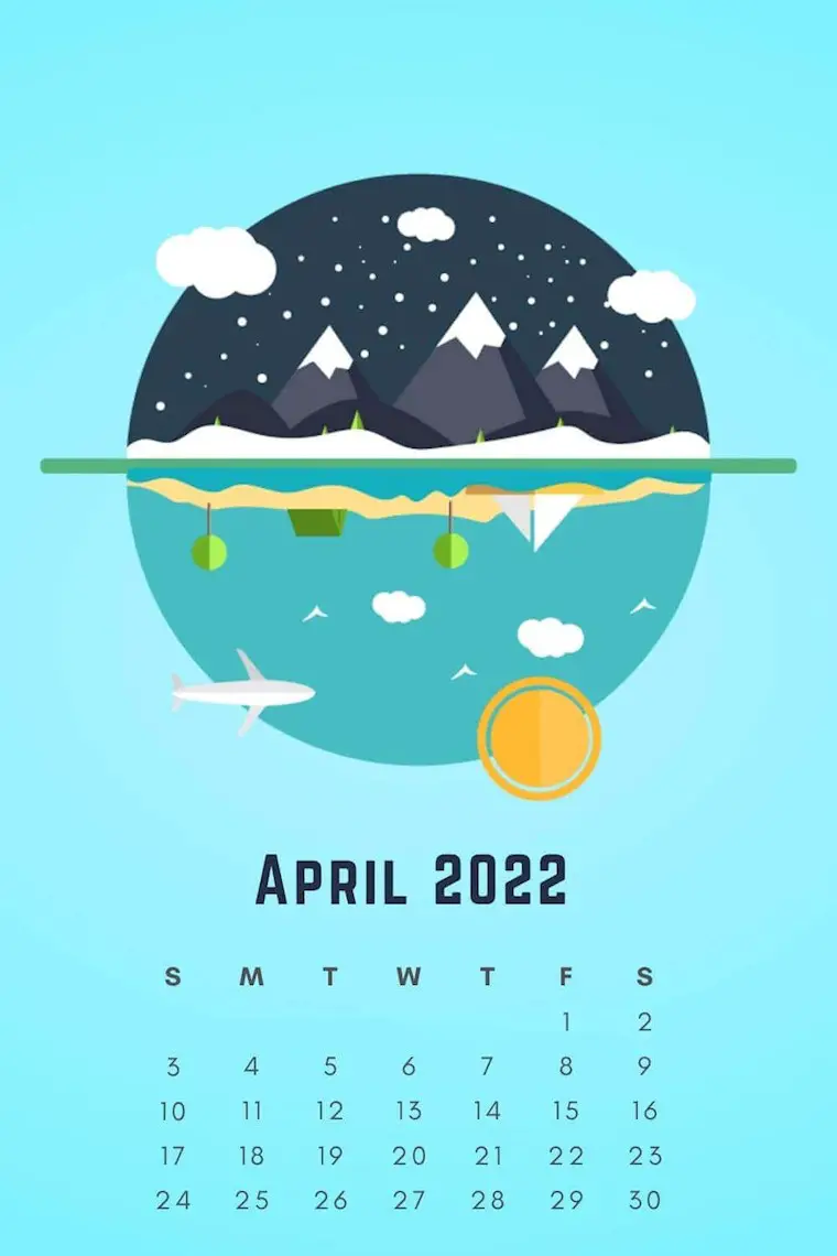 april 2022 printable calendar calendar 2022