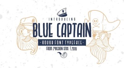 blue captain typeface