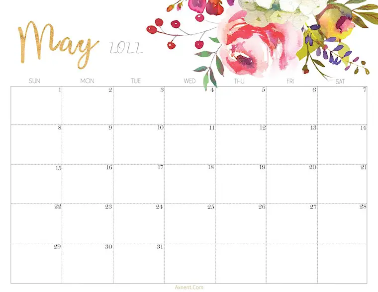 cute may 2022 calendar 9