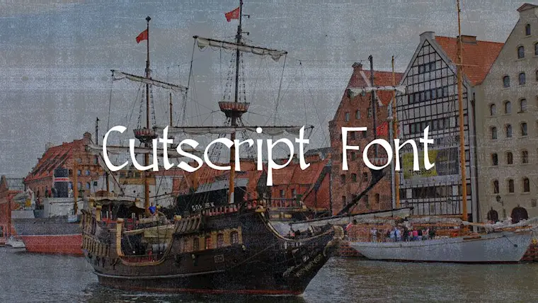 cutscript font