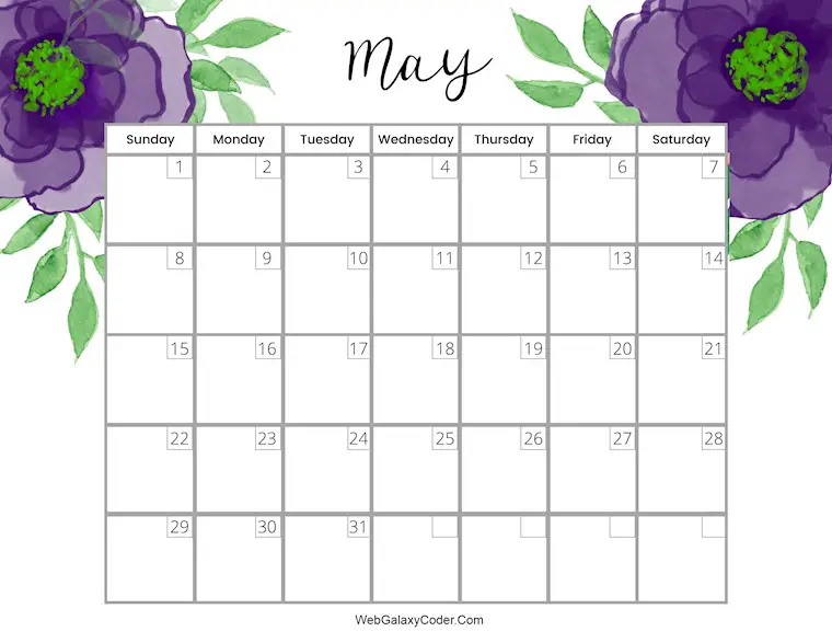 floral may 2022 calendar 00