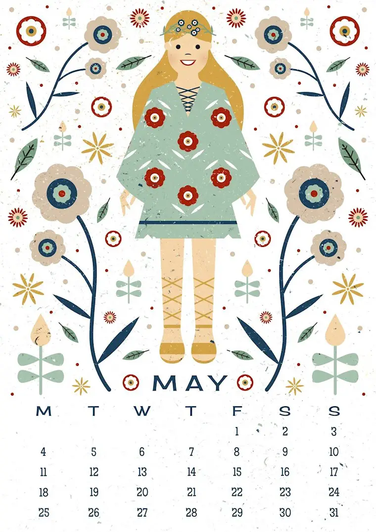 free printable may calendar