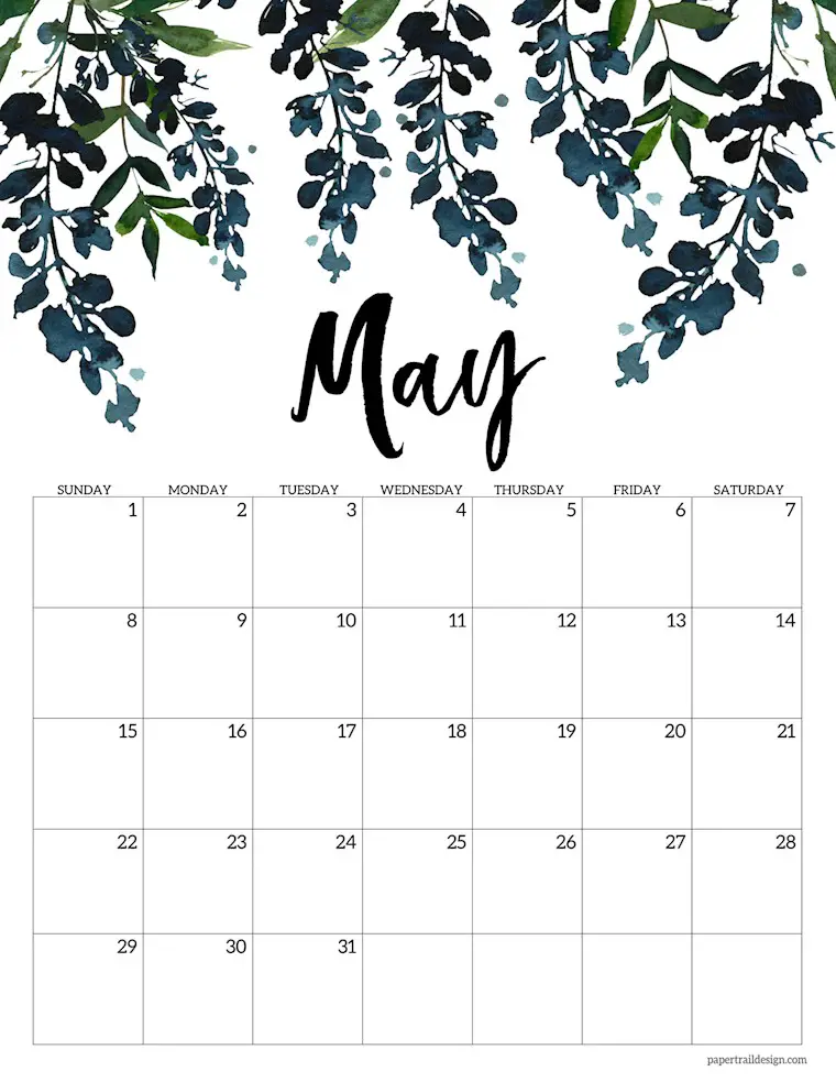 may 2022 calendar floral new