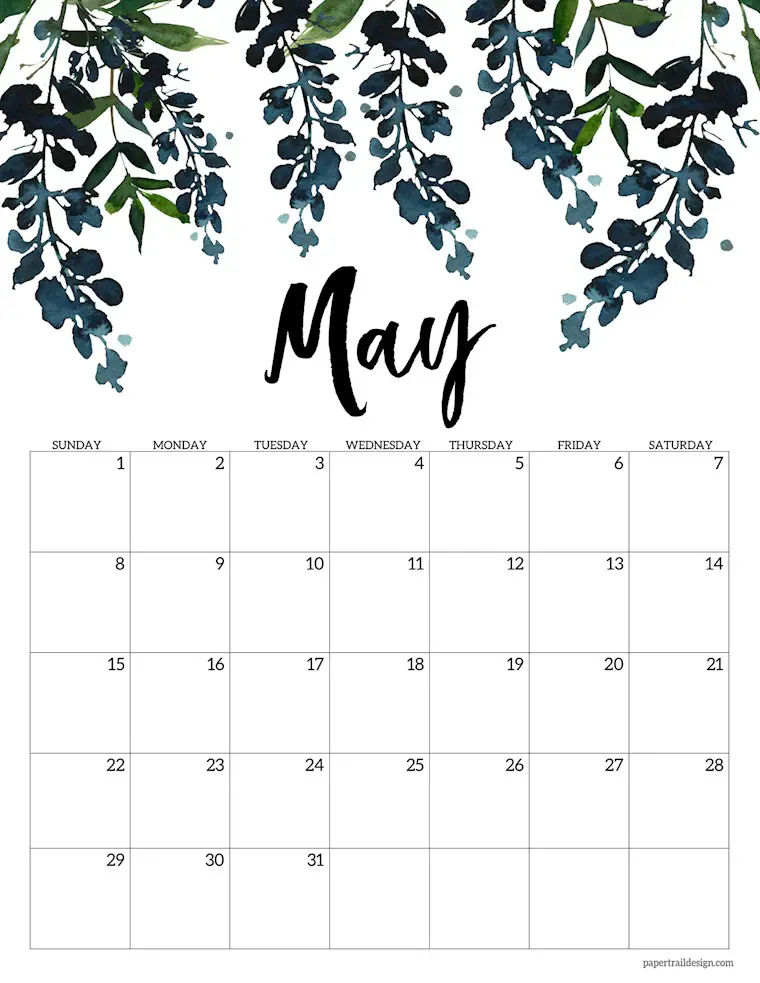 55 Aesthetic Cute May 2022 Calendars Free Download Onedesblog