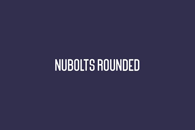 nubolts rounded font