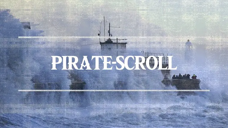 pirate scroll