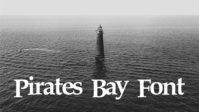 pirates bay font