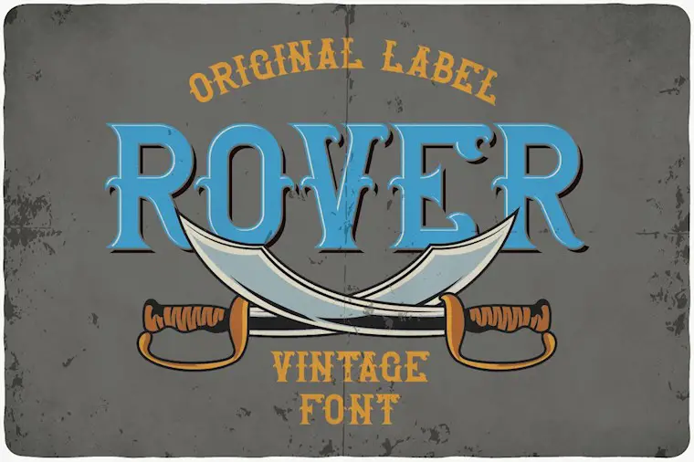 rover typeface