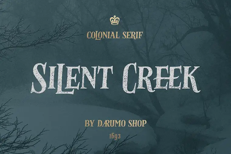 silent creek vintage serif