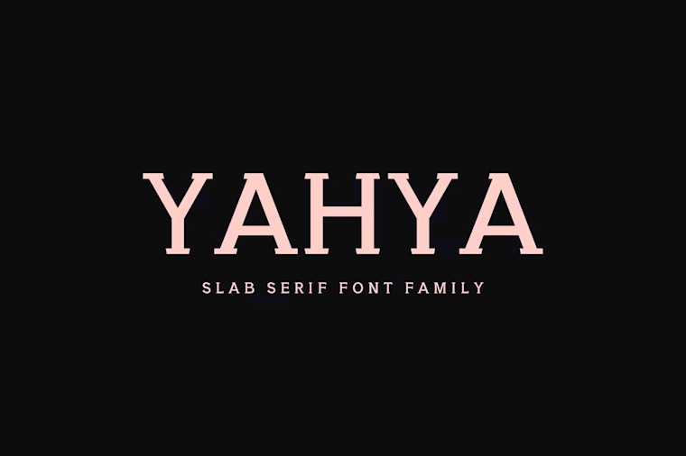 stencil font yahya