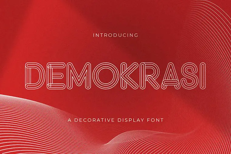 demokrasi font