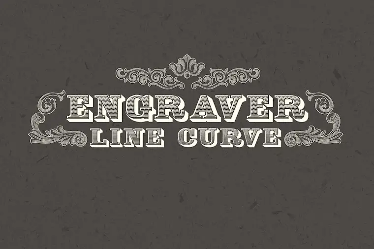 engraver font