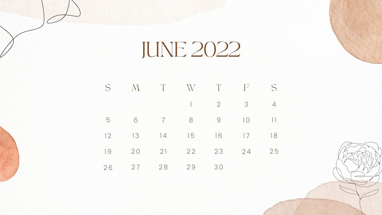 37 Cute Free June Calendars to Download - Onedesblog