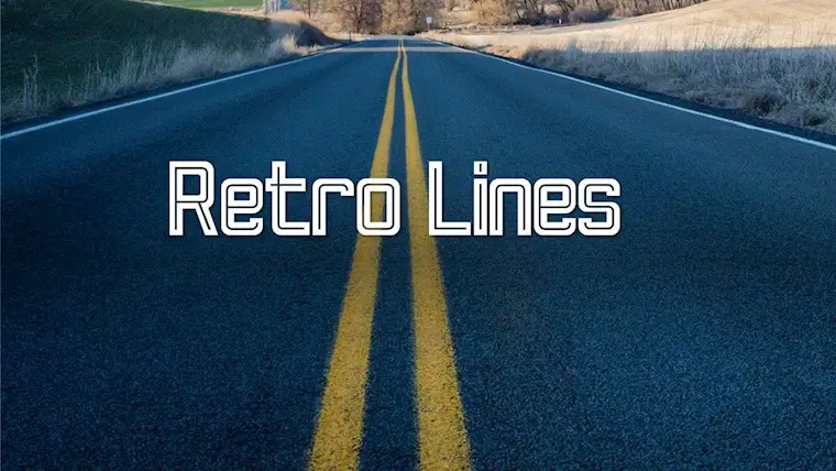retro lines