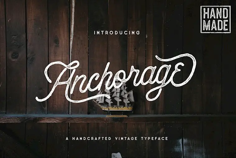 anchorage script typeface