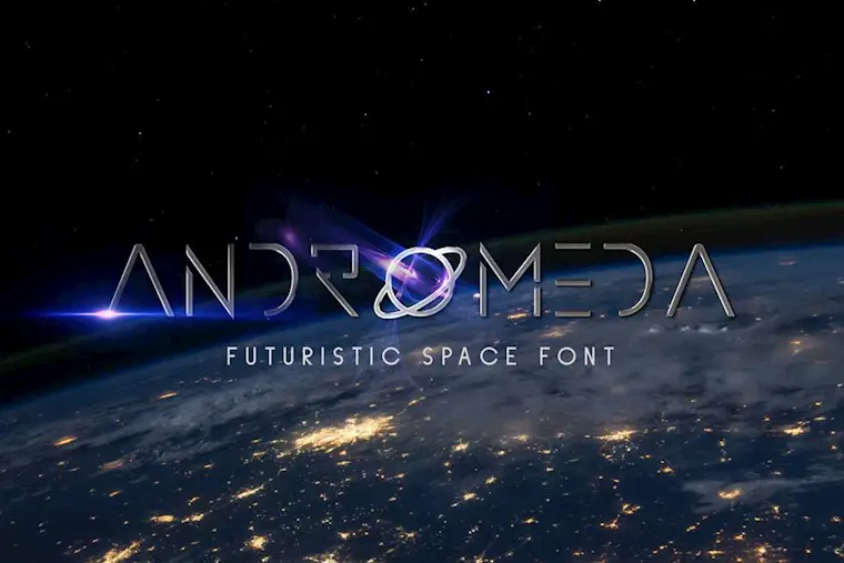 andromeda space font family